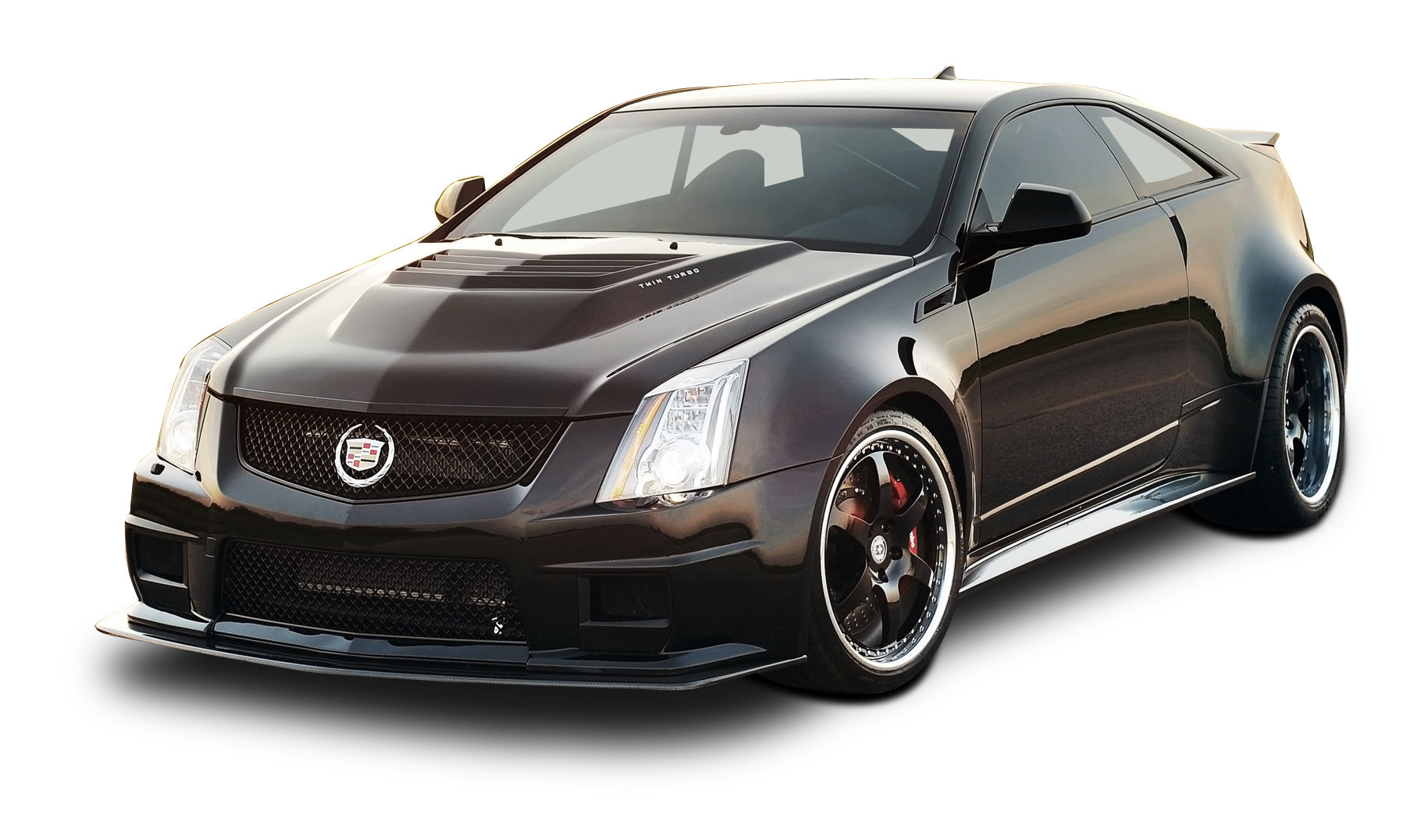 黑色Cadillac C T S V雙門轎車 壁紙