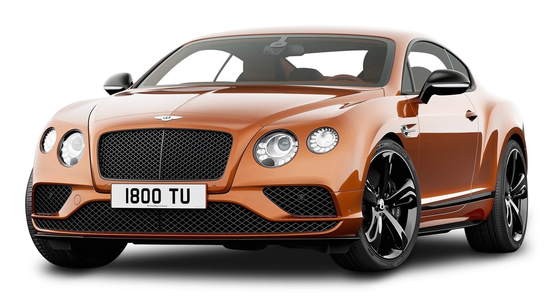 橘色賓利Continental G T V8 壁紙
