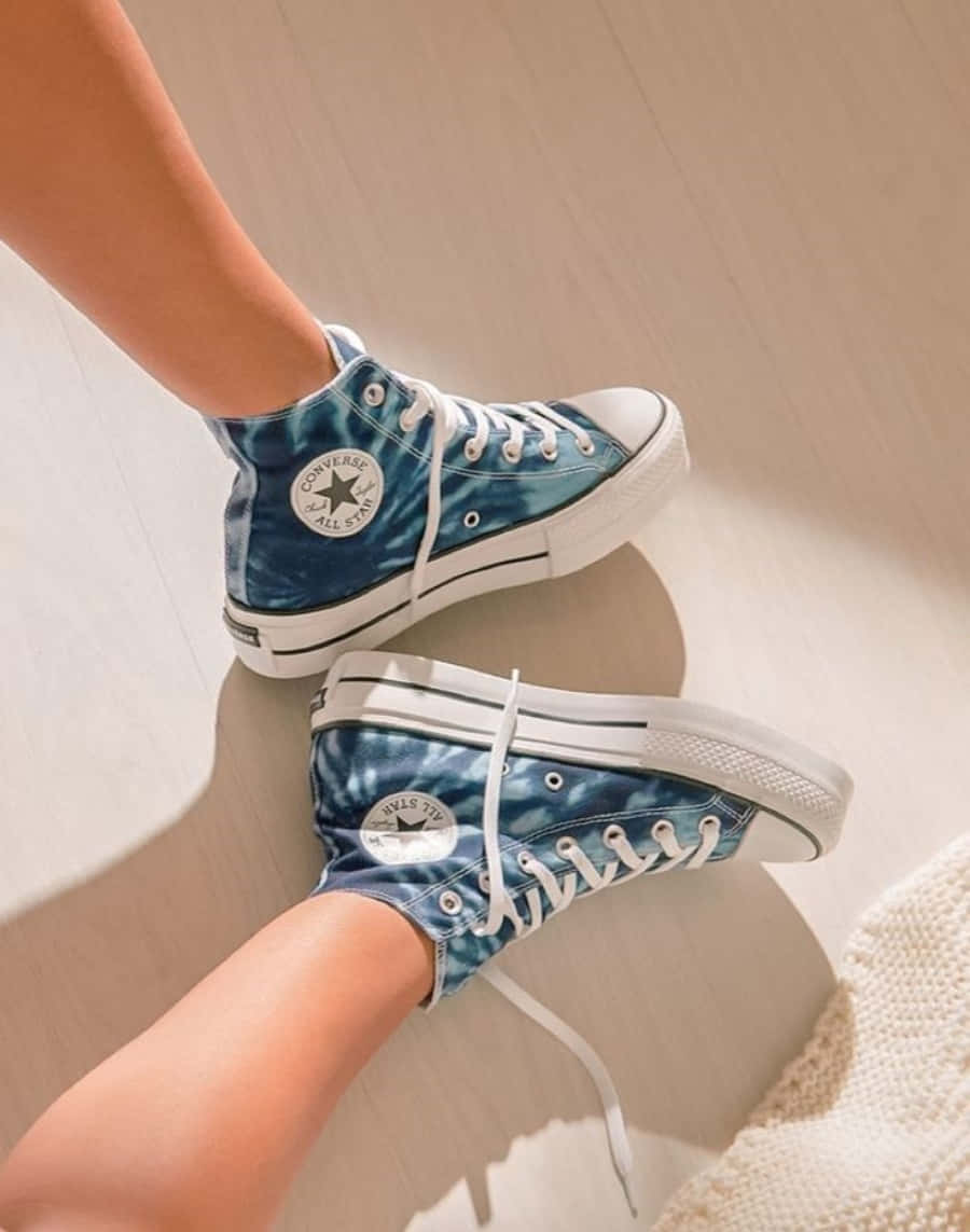 Converse All Star 高筒鞋 - 藍色 壁紙