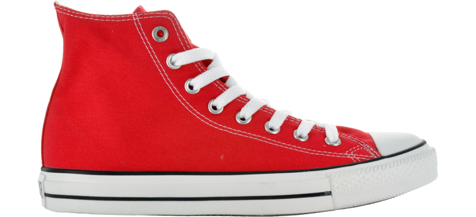 紅色Converse高筒帆布鞋 壁紙
