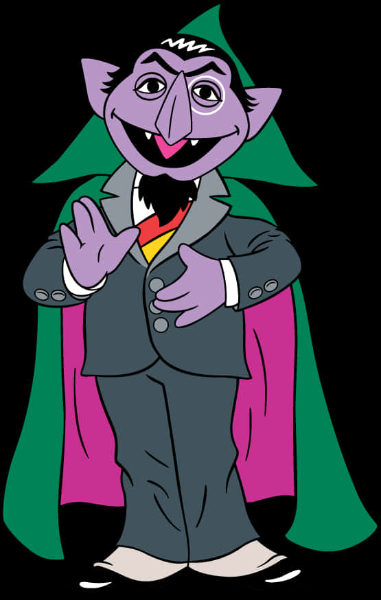 Countvon Count 芝麻街角色 壁紙