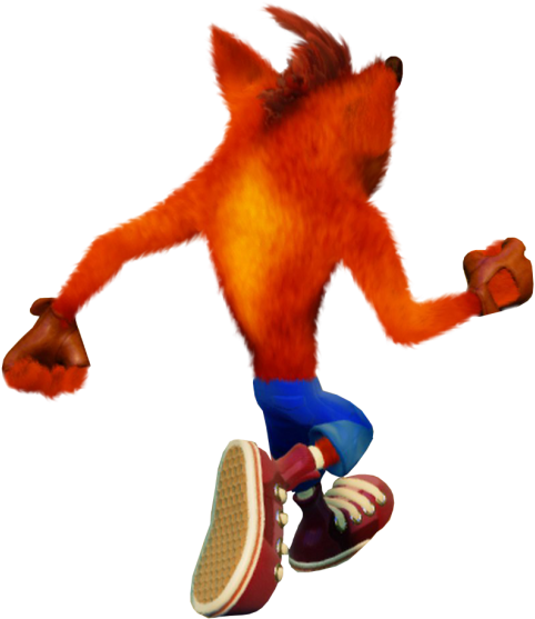 Crash Bandicoot 跳躍動作 壁紙