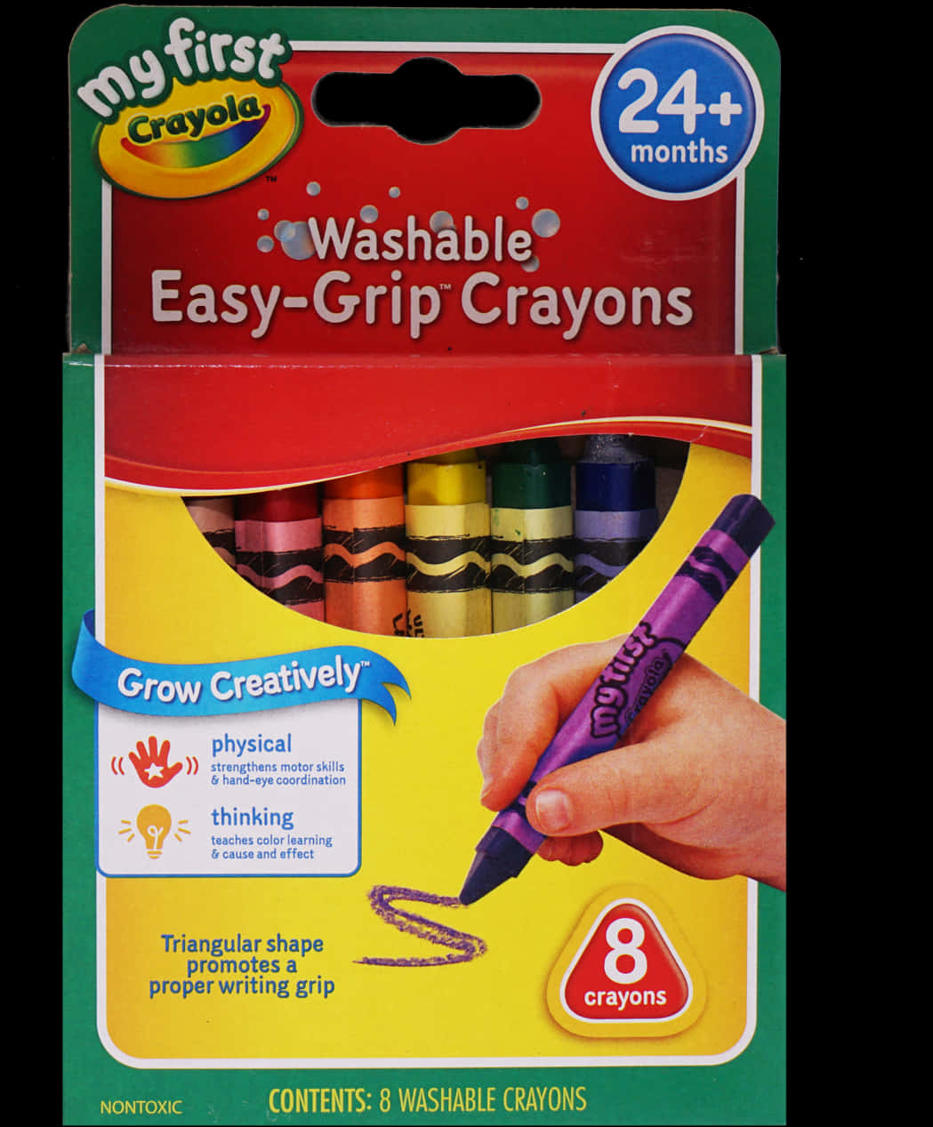 我的第一套Crayola易握蜡笔包装 壁紙