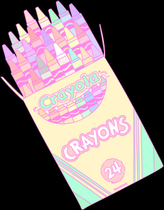 Crayola 蠟筆盒藝術濾鏡 壁紙