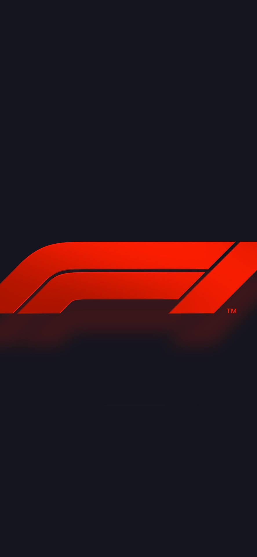 深色背景上的紅色一級方程式標誌 — F1 iPhone 壁紙 壁紙
