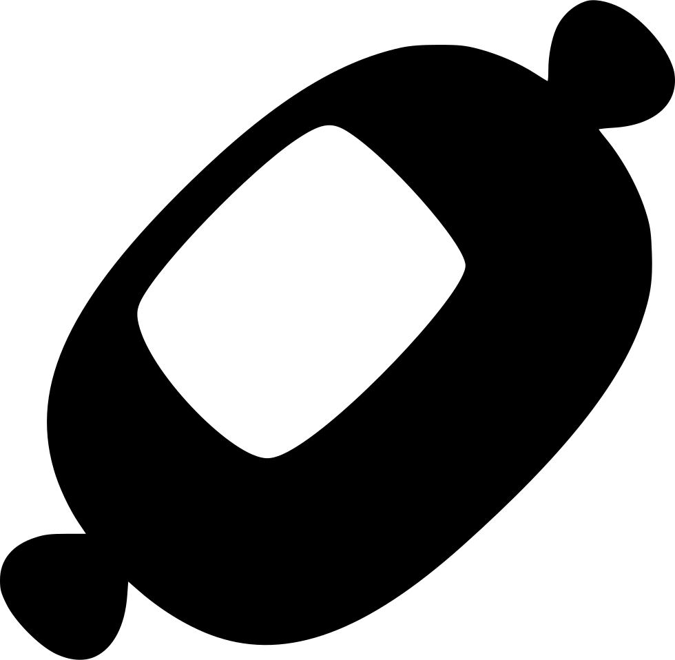 黑色向量圖示，香腸兩端圓潤，中央鏤空。 — Jordan Logo 壁紙