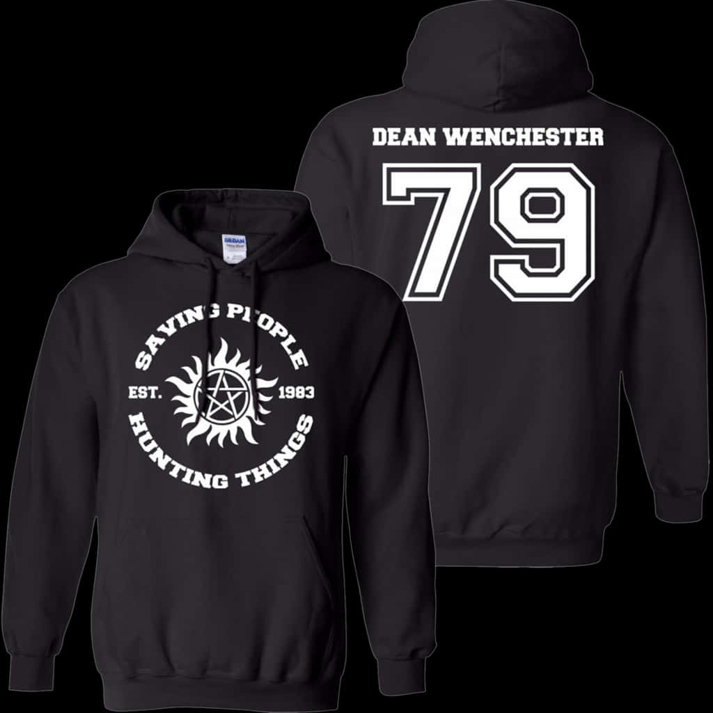 黑色連帽外套 Dean Winchester79 壁紙