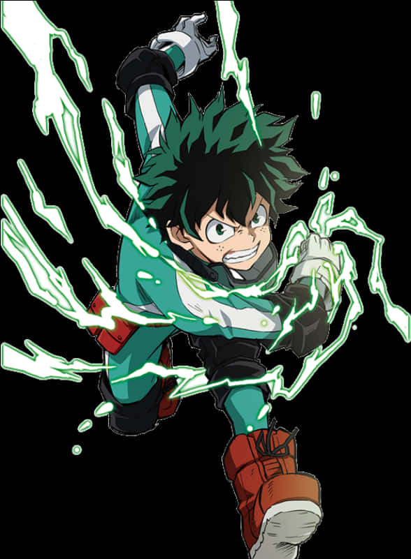 Deku 全罩式能量爆發 壁紙
