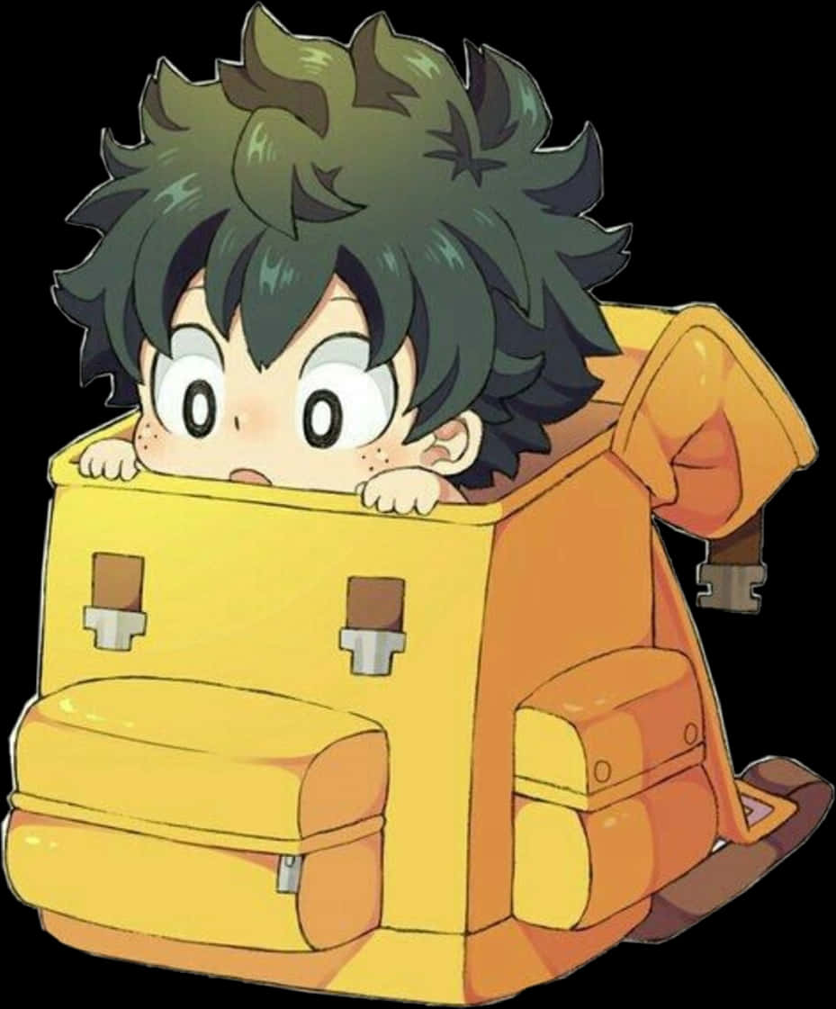 Dekuin 學校書包插畫 壁紙