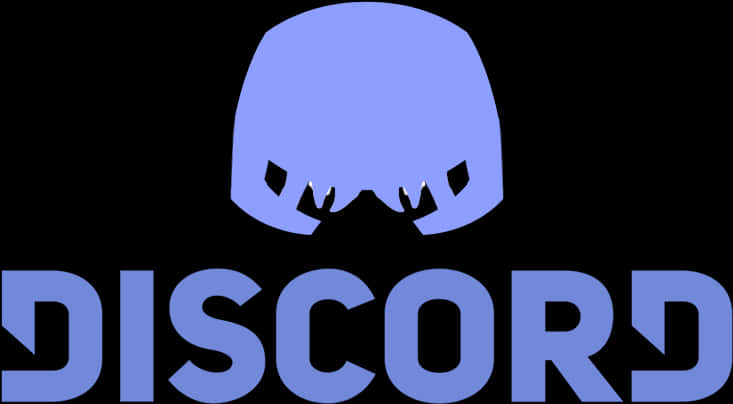 Discord 標誌藍色背景 壁紙