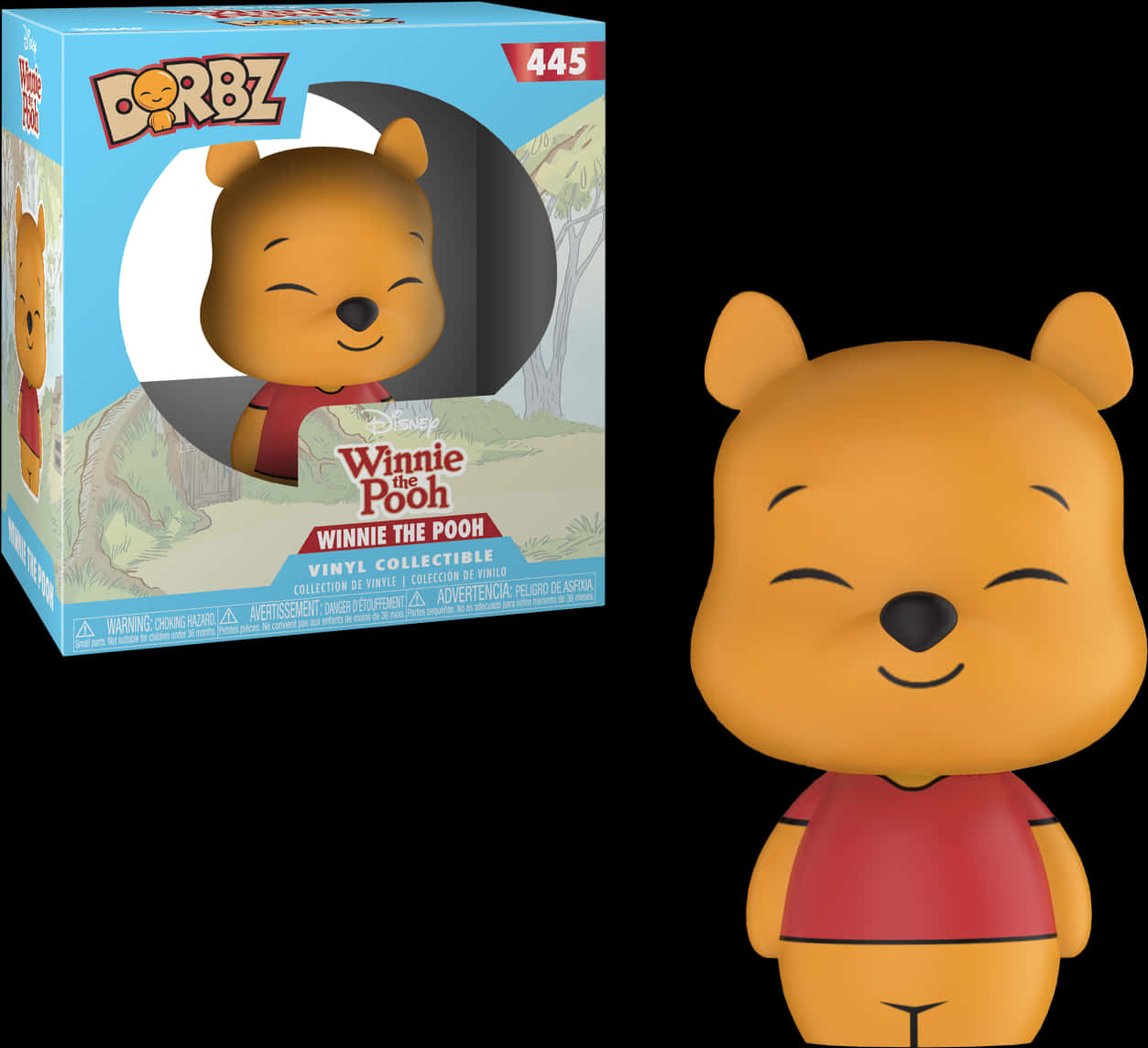 小熊維尼搪膠公仔 Dorbz 包裝 壁紙