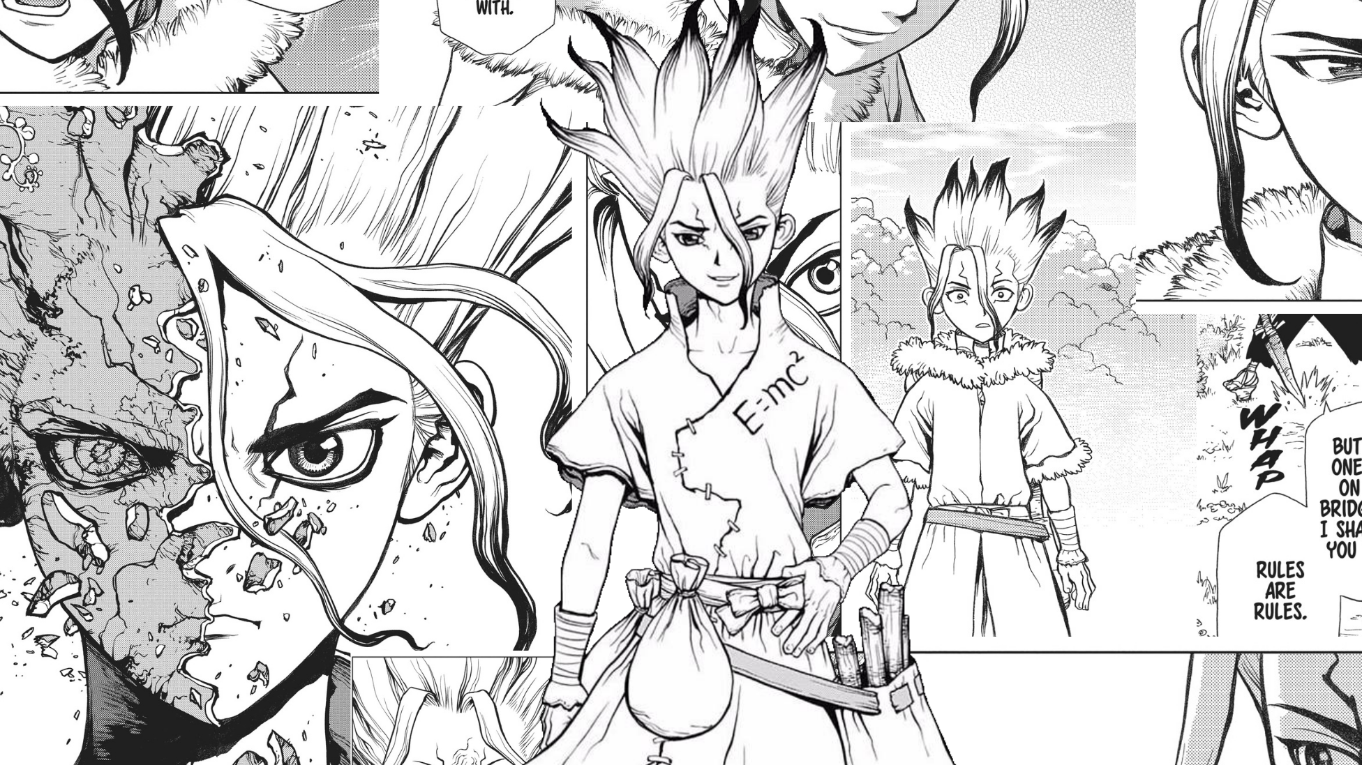 動畫《Dr. Stone》中的科學王國 壁紙