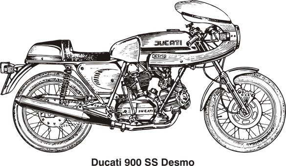 Ducati 900 S S Desmo 復古摩托車 壁紙
