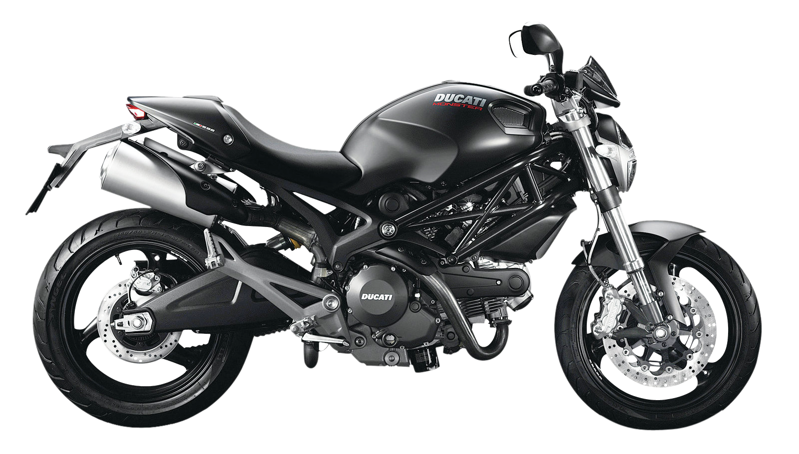 Ducati 摩托車側面視角 壁紙