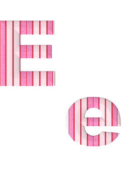 條紋字母E設計 壁紙