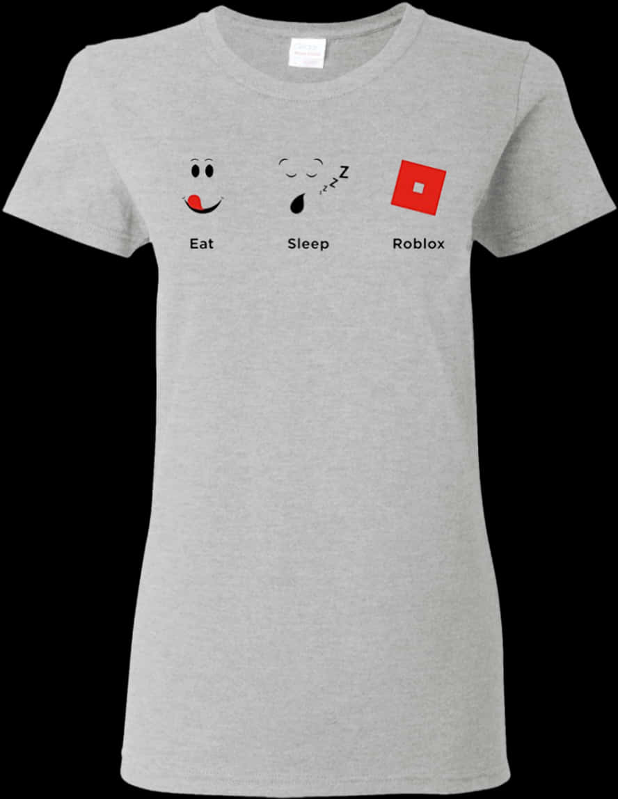 Eat Sleep Roblox T恤設計 壁紙