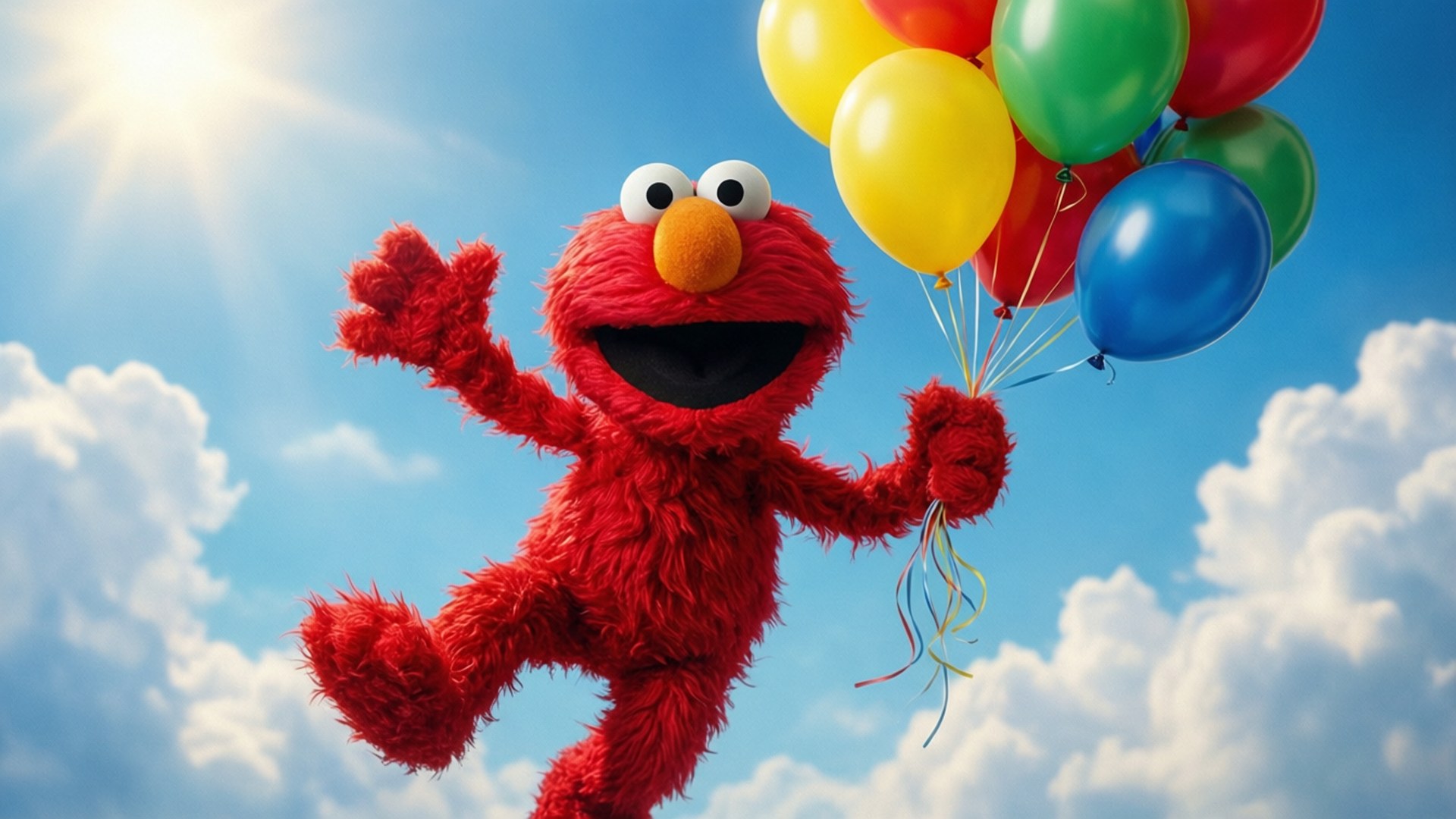 Elmo 氣球冒險 壁紙