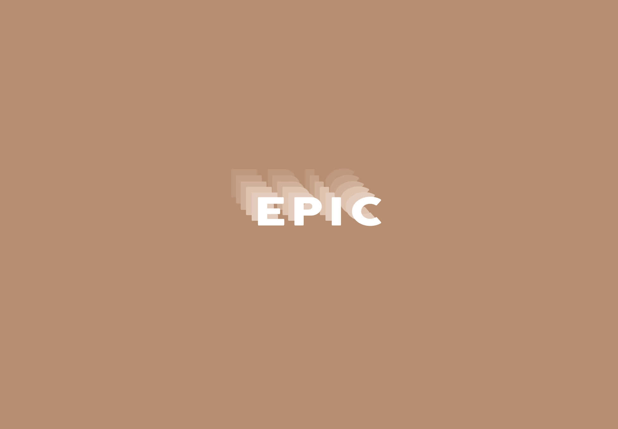 epic - 白色背景上寫著「epic」 壁紙