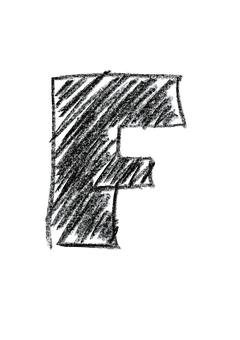 深色F字母紋理 壁紙