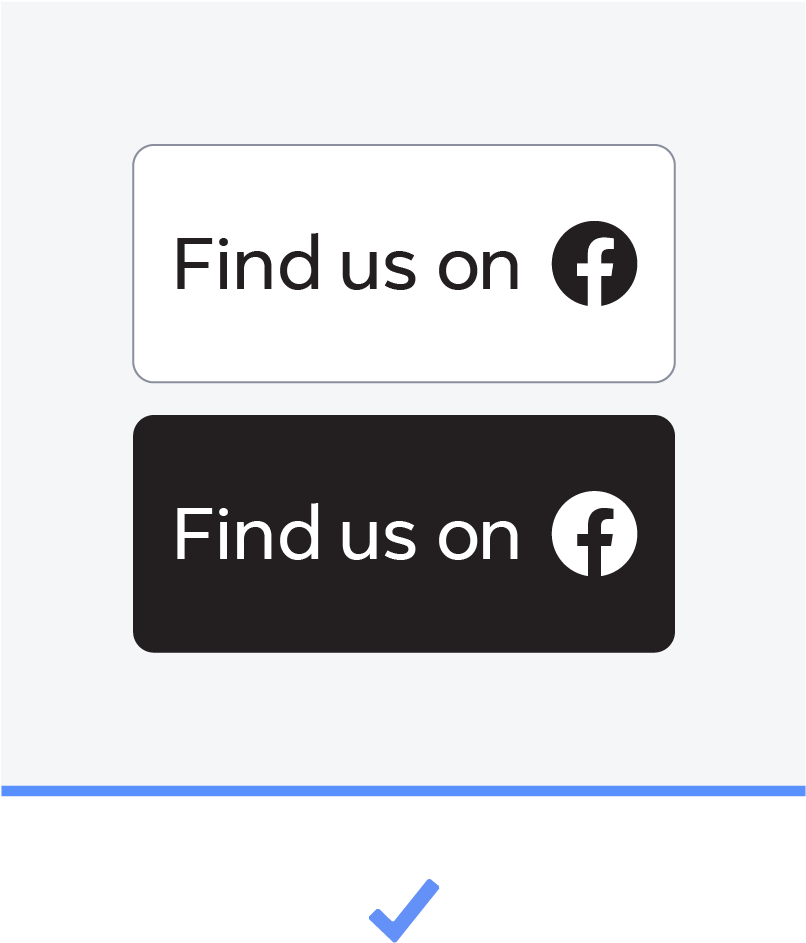 Facebook 找到我們按鈕 壁紙