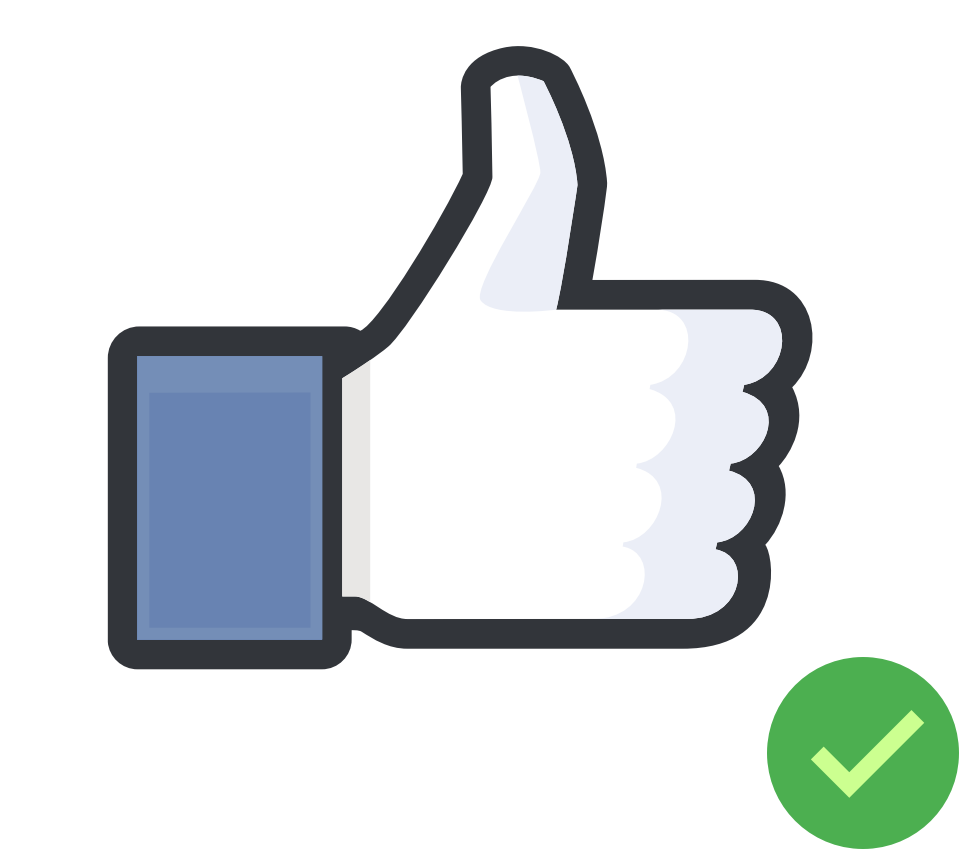 Facebook 按讚圖示已驗證 壁紙