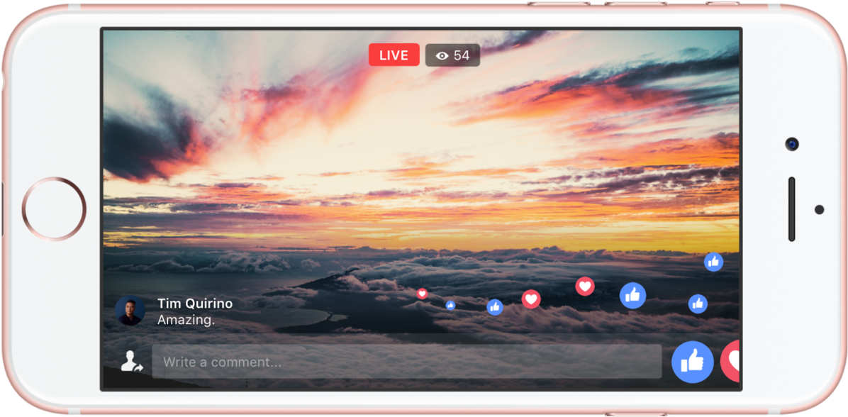 Facebook Live 日落直播