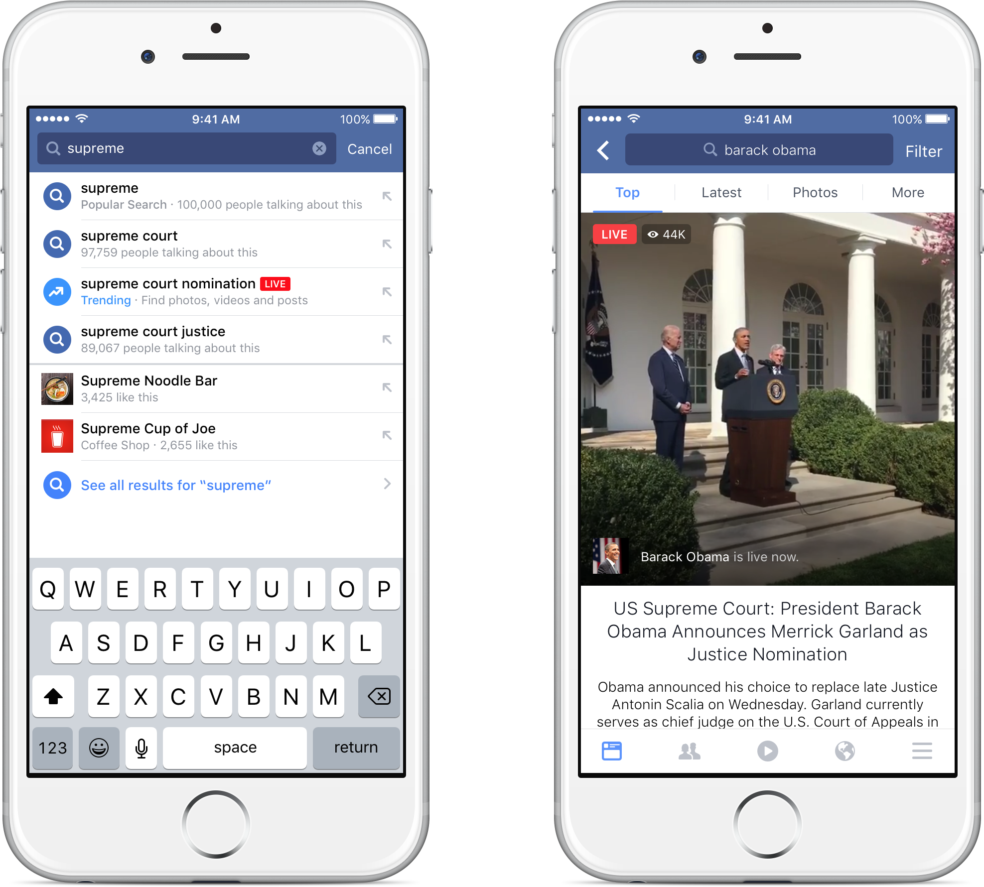 Facebook 直播功能示範 壁紙