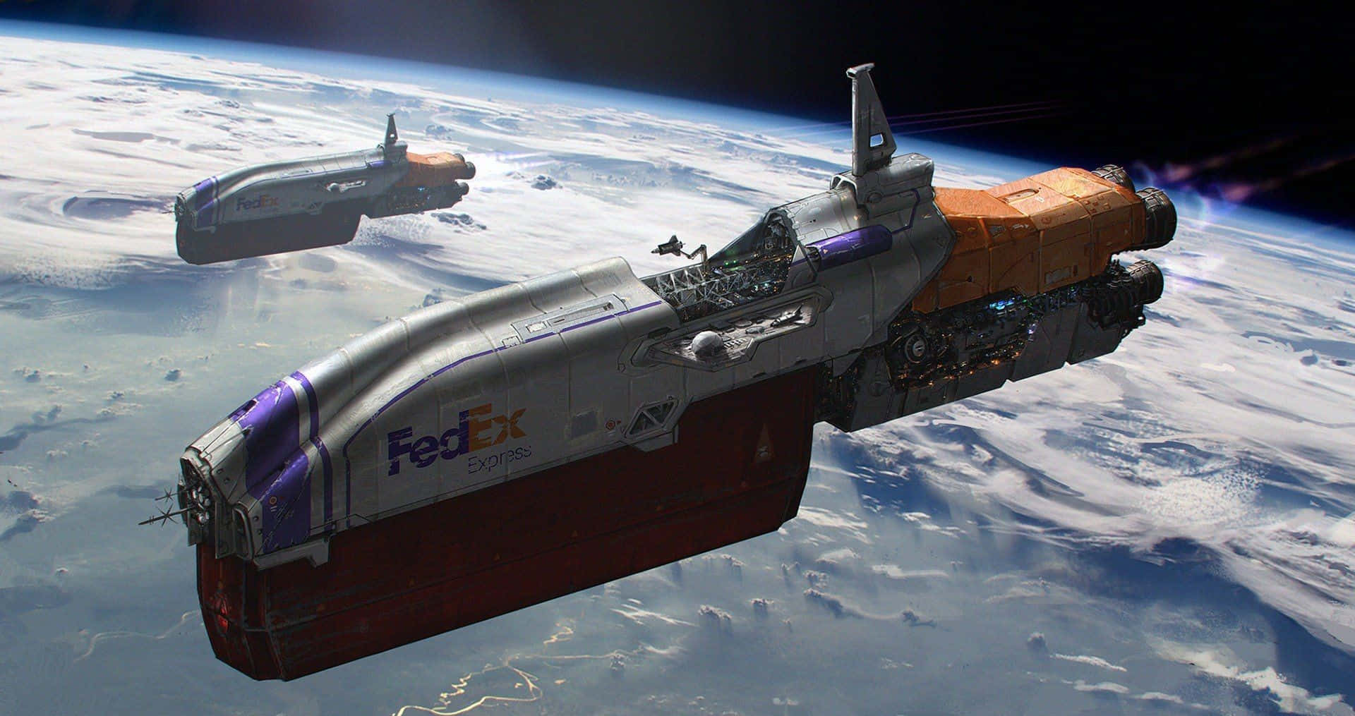 FedEx 背景 壁紙