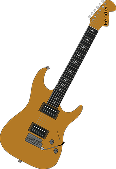Fender 電吉他插畫 壁紙