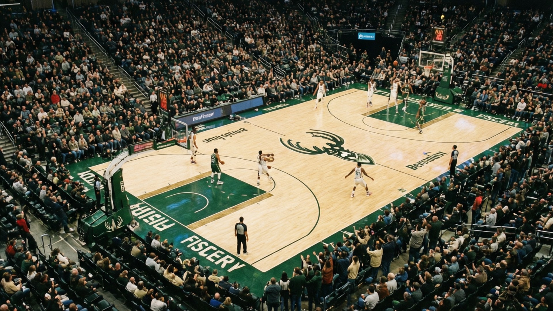 Fiserv Forum 天頂視角 壁紙