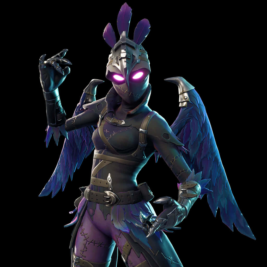 Fortnite 渡鴉造型角色 壁紙
