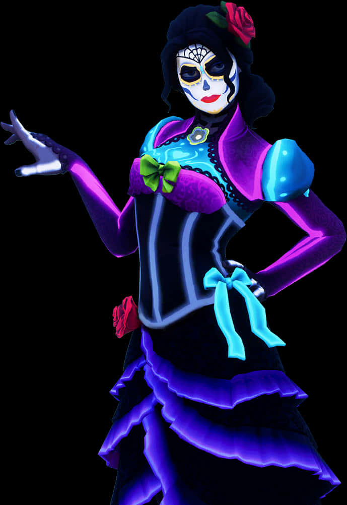 Fortnite 亡靈節造型 壁紙