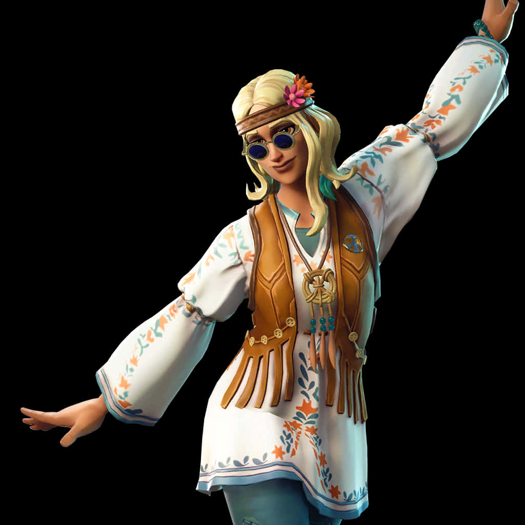 Fortnite 嬉皮角色造型 壁紙