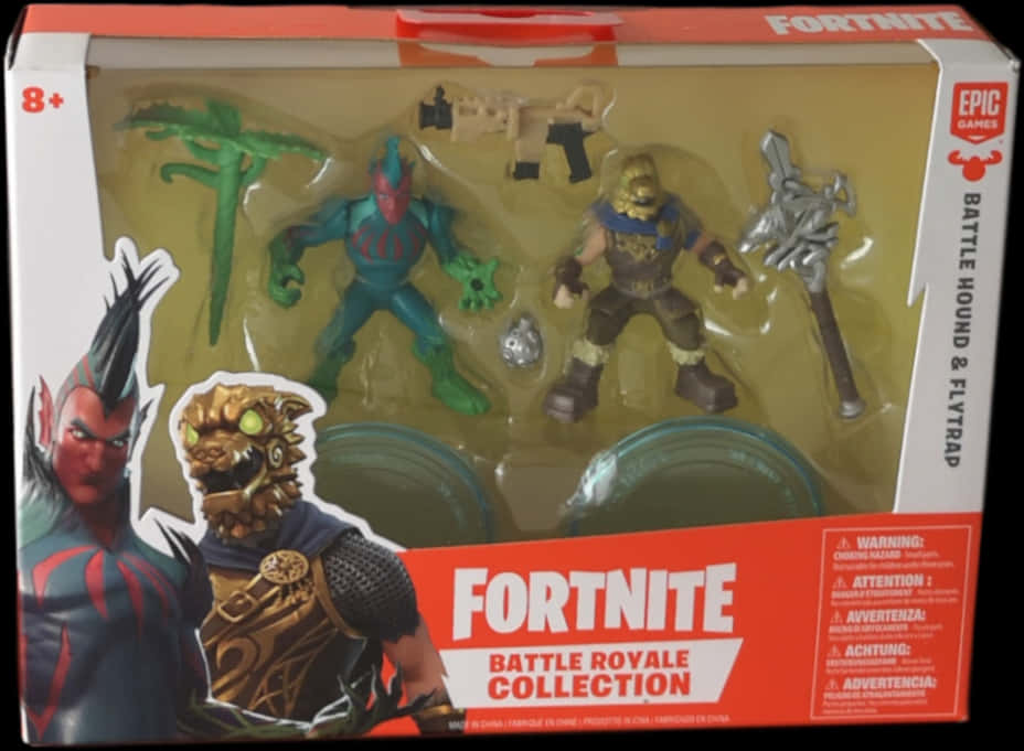Fortnite Character 桌布 壁紙 — Fortnite Battle Royale 動作人偶 Battle Hound 和 Flytrap 連同武器和配件包裝在內