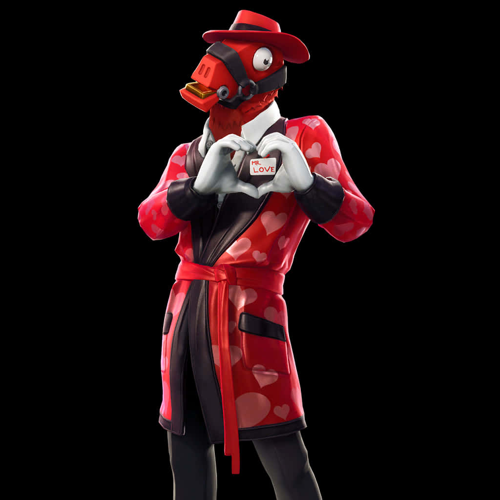 Fortnite 情人節造型 愛情遊俠套裝 壁紙