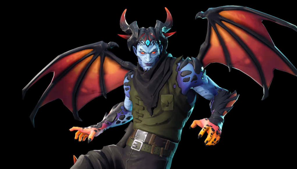Fortnite 惡魔之翼造型 壁紙