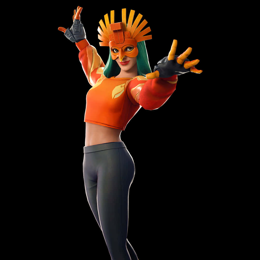 Fortnite 太陽鳥造型姿勢 壁紙