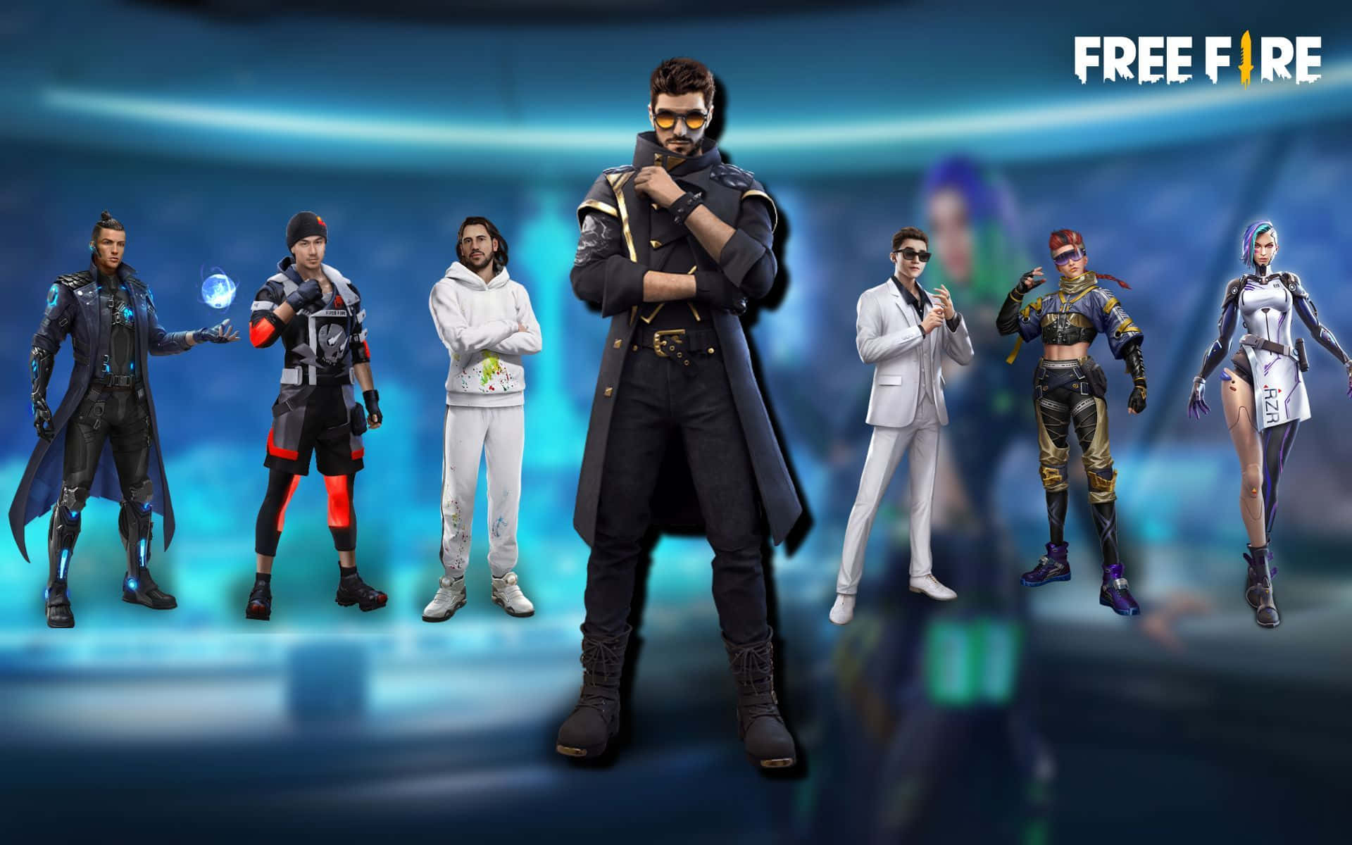 Free Fire 角色群像 — Free Fire 壁紙