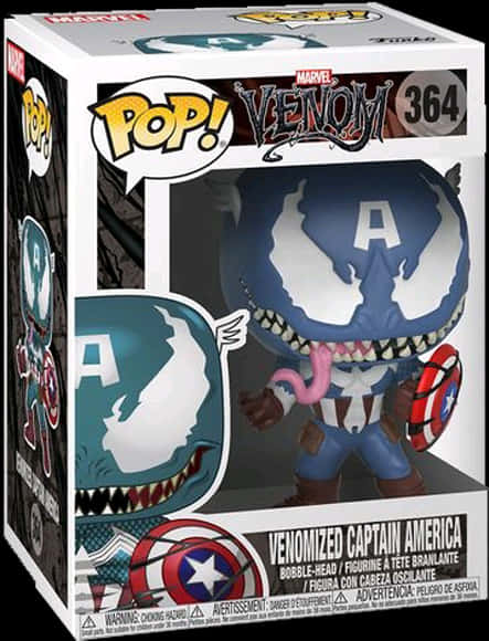 毒液化美國隊長 Funko Pop 公仔 壁紙