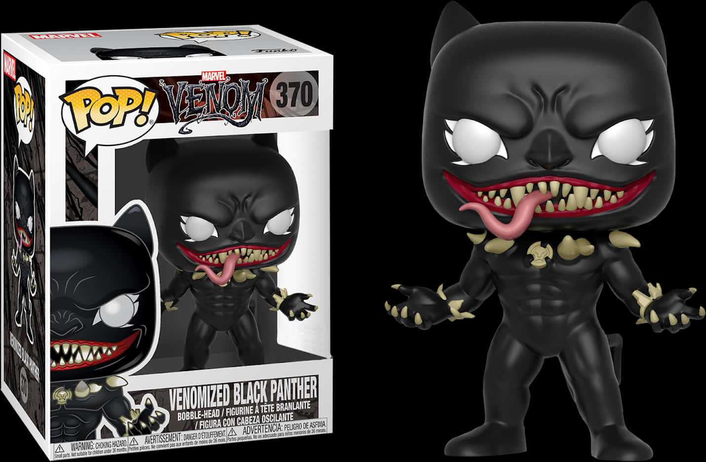 毒液化黑豹 Funko Pop 壁紙