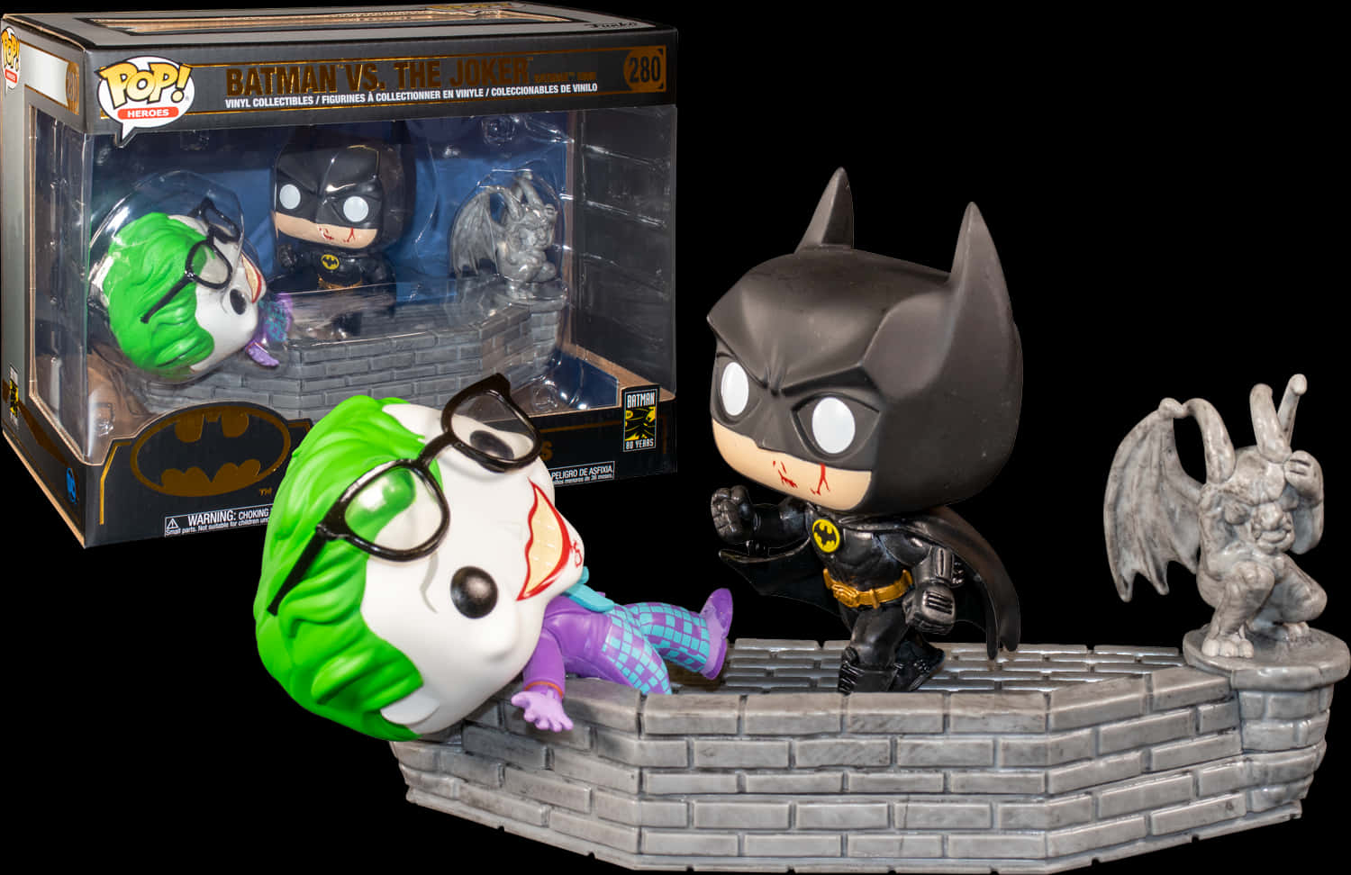 蝙蝠俠對決小丑 Funko Pop 收藏品 壁紙