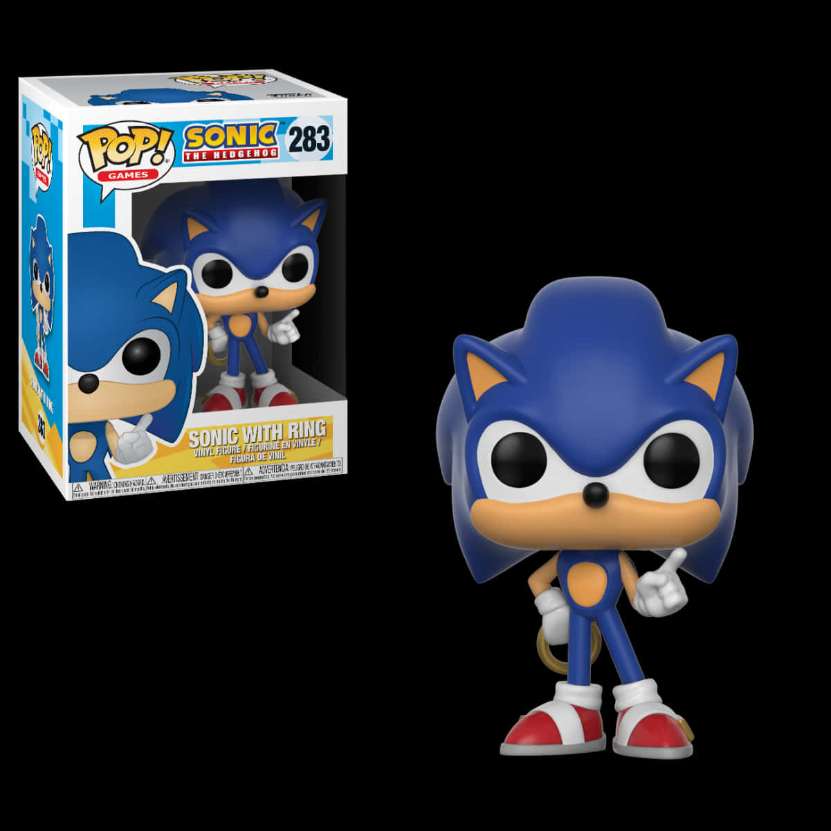 Funko Pop 索尼克持戒指人偶