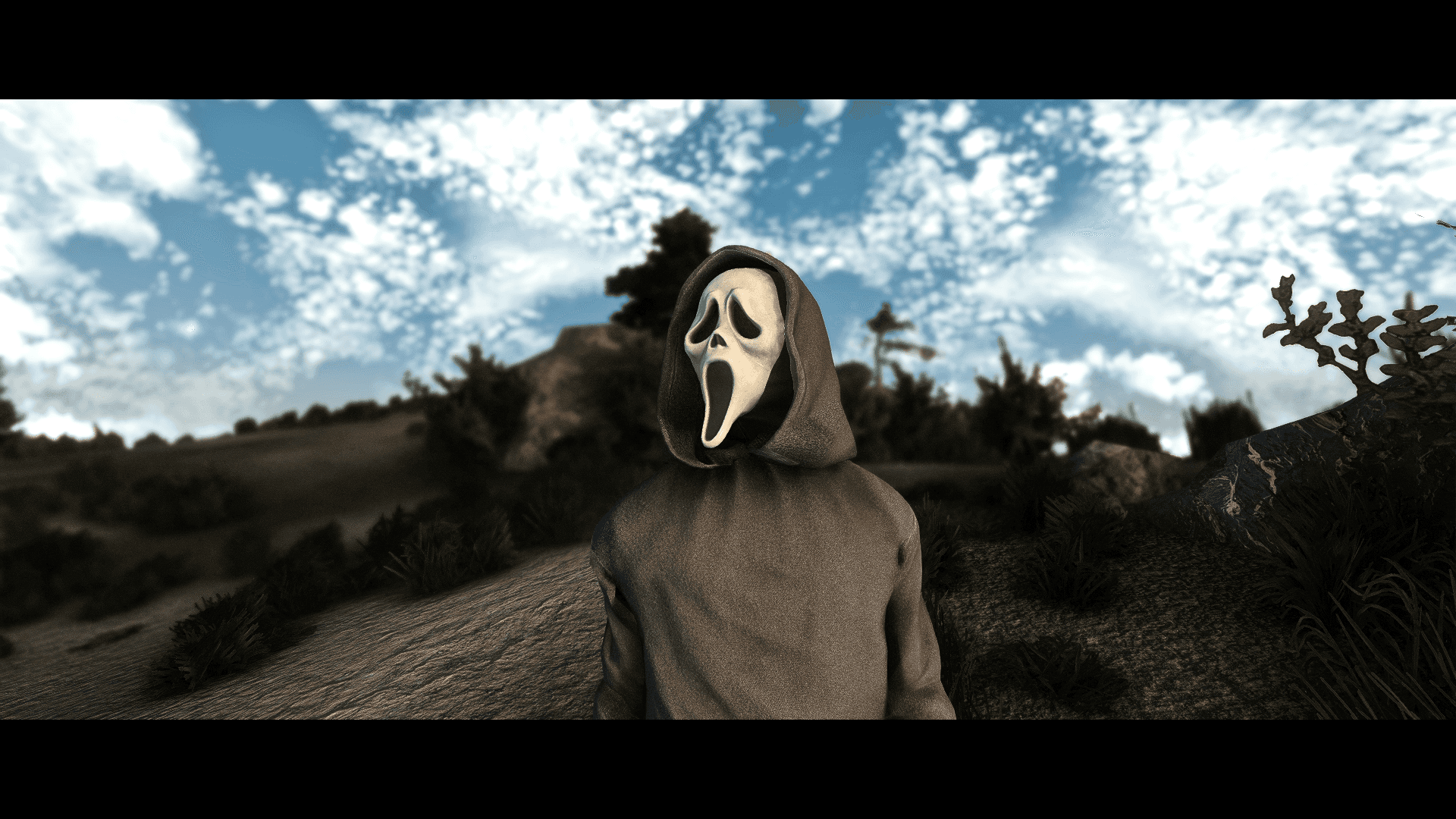 Ghostface 1920 x 1080 桌布 壁紙