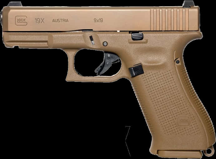 Glock19 X 手槍 沙色 壁紙