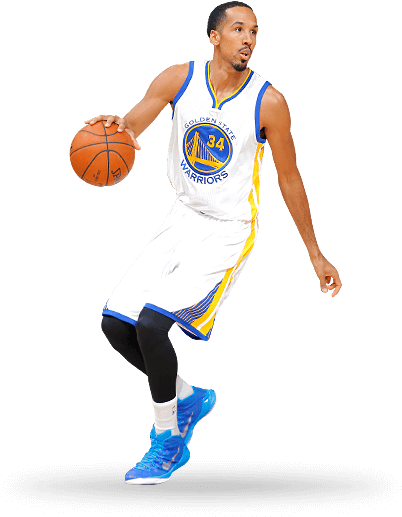 金州勇士籃球運動員在比賽中運球。 — NBA 壁紙