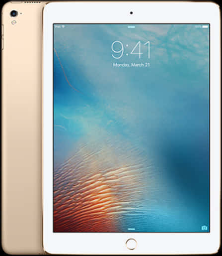 Goldi Pad 正面與背面視角 壁紙