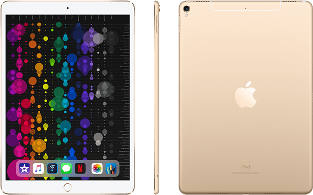 Goldi Pad Pro 正面與背面 壁紙