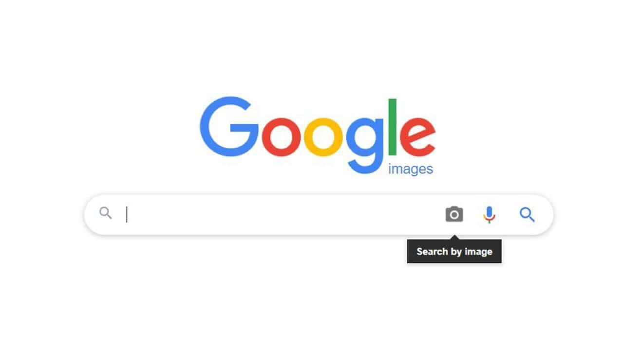 Google 圖片搜尋頁面，帶有彩色標誌和搜尋列。 — Google Meet 壁紙