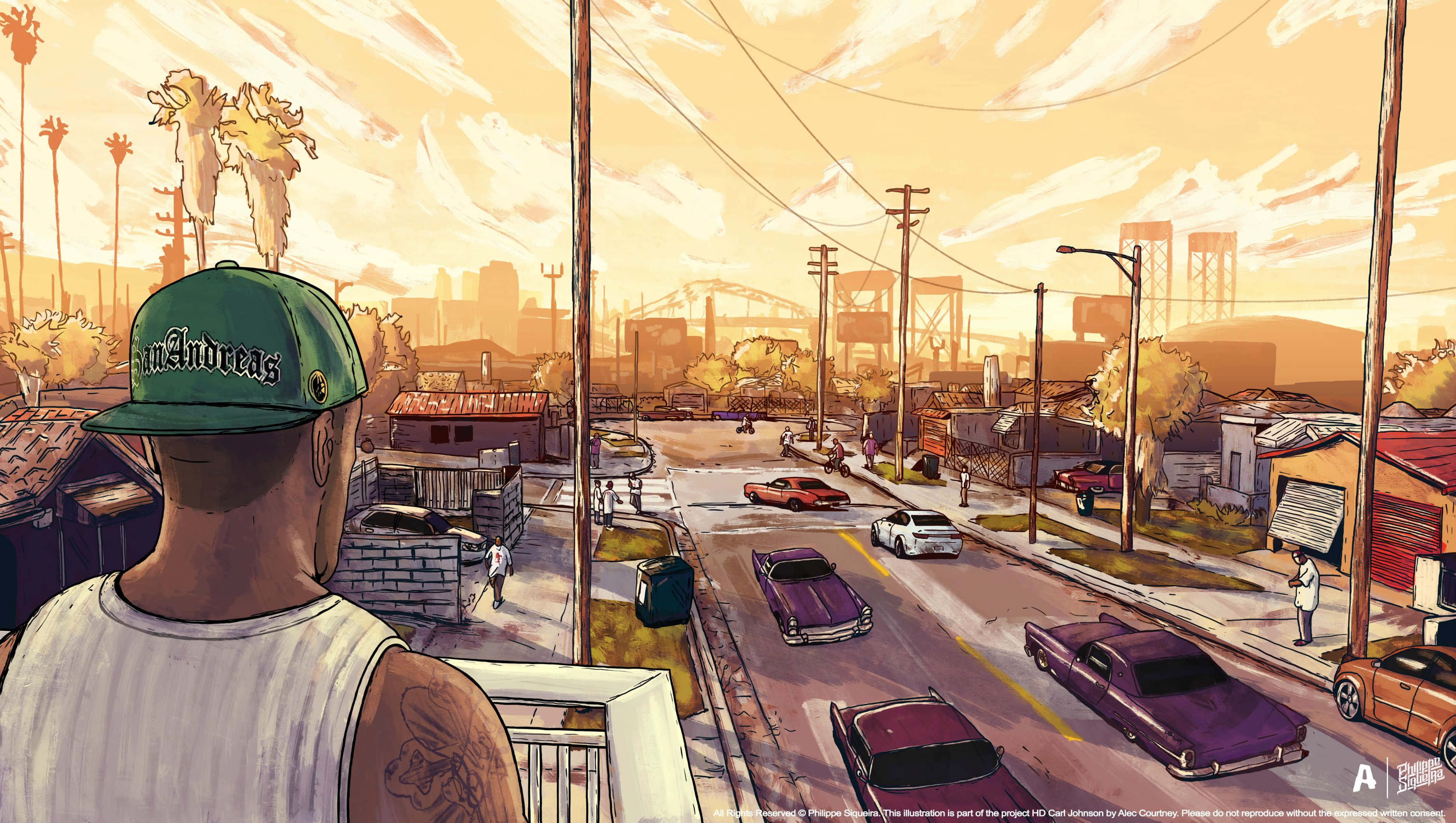GTA San Andreas 背景 壁紙