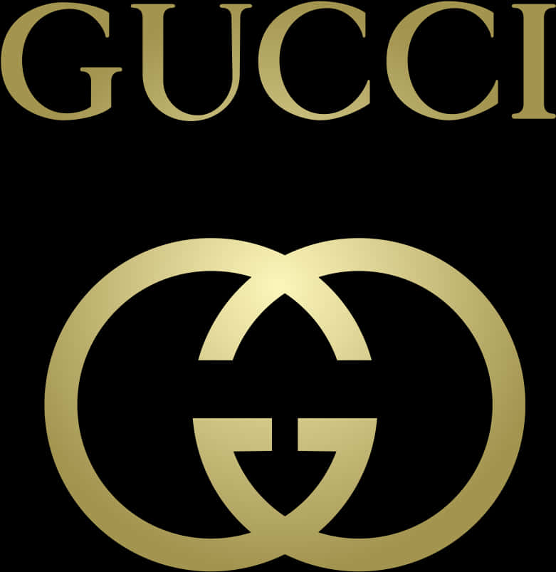 Gucci 標誌金色黑色 壁紙